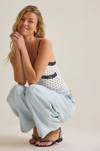 Marlowe Polka Dot Bodysuit Detail 3 - Altar'd State