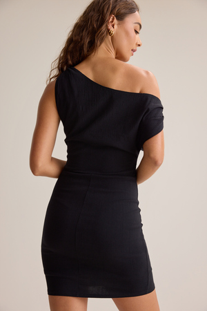 Evie Asymmetrical Mini Dress - Altar'd State - 
