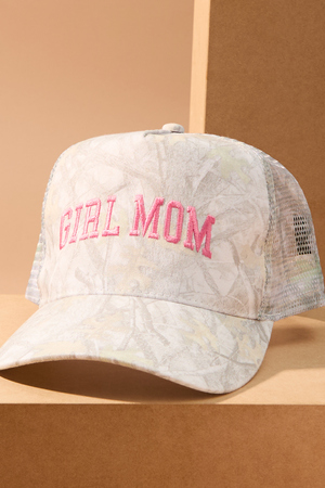 Girl Mom Embroidered Camo Hat - Altar'd State