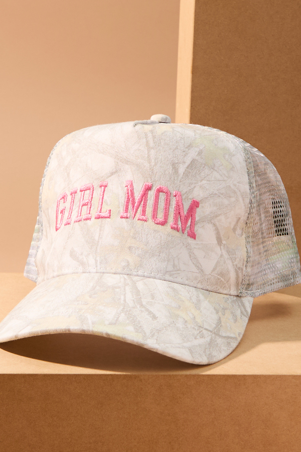 Girl Mom Embroidered Camo Hat - Altar'd State