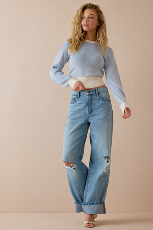 Gemma Striped Sweater - Altar'd State - 