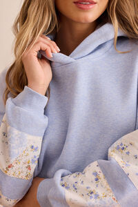 Champ Patchwork Hoodie Detail 3 - Altar'd State