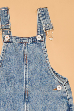 Madelyn Embroidered Daisy Overalls - Altar'd State