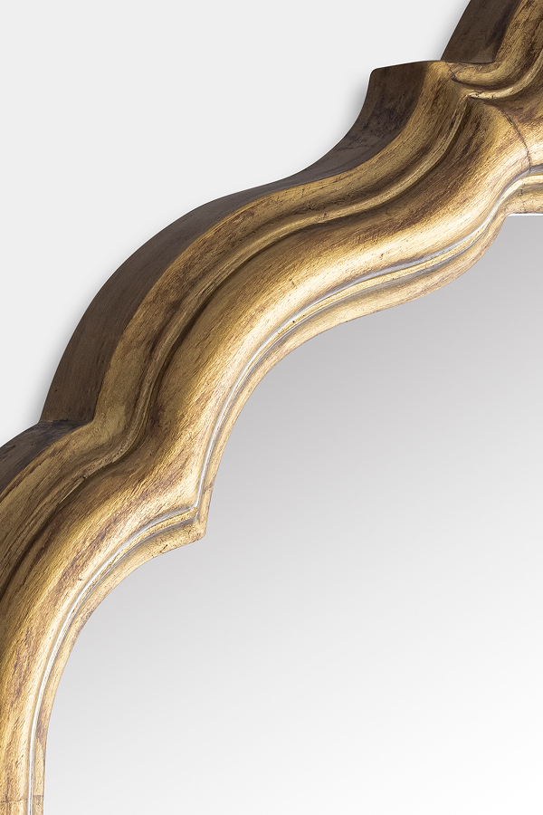 Colette Gilded Wood Mirror Detail 4 - Altar'd State