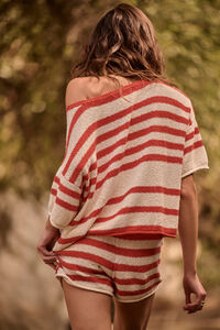 Lax Striped Sweater Top Detail 4 - Altar'd State