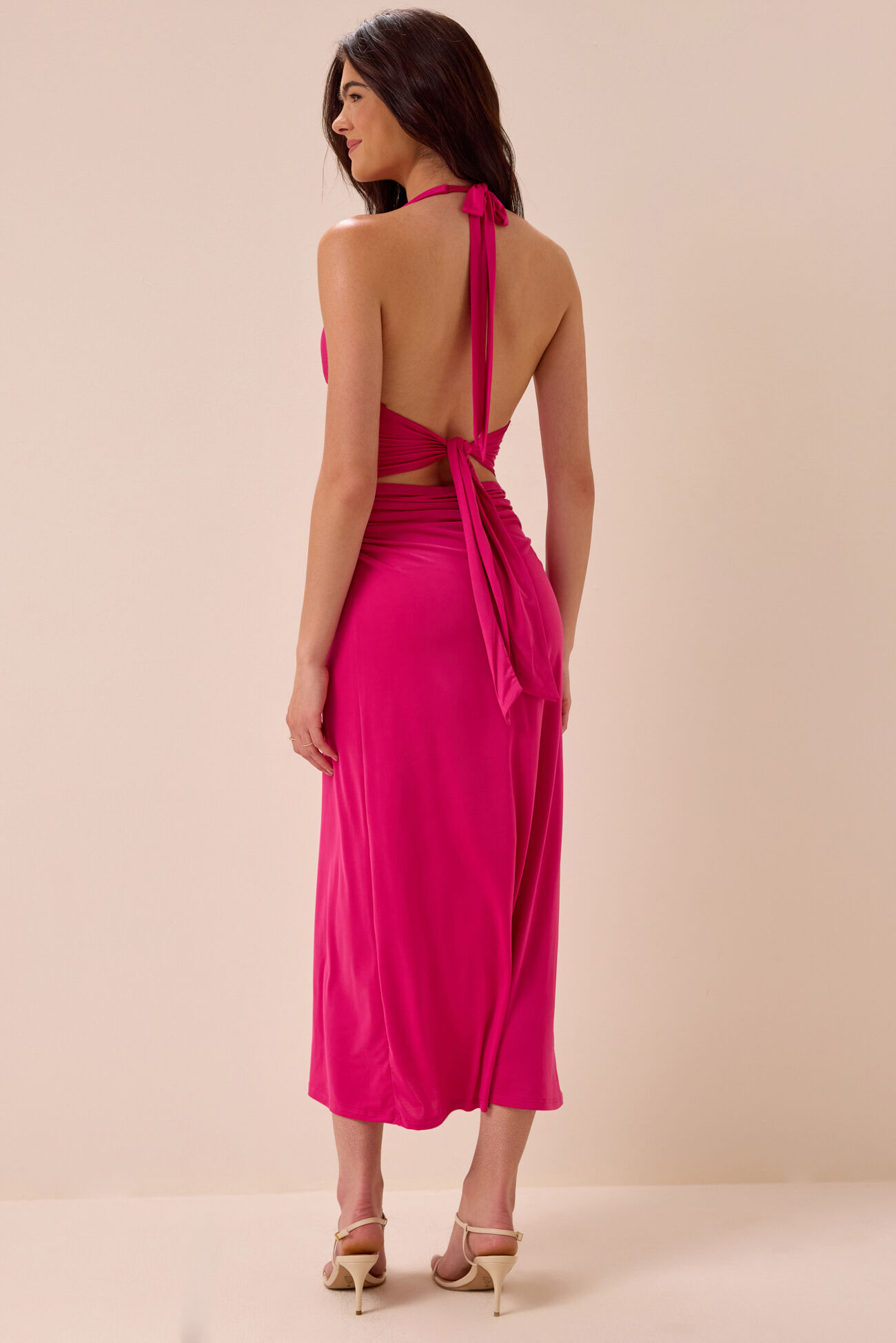 Lottie Halter Maxi Dress