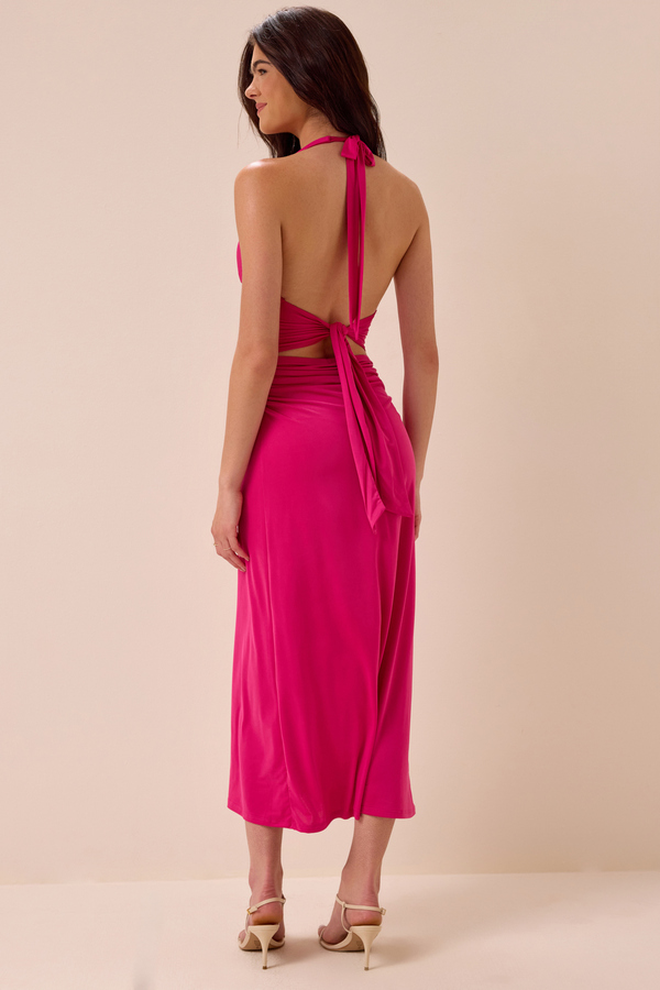 Lottie Halter Maxi Dress Detail 2 - Altar'd State