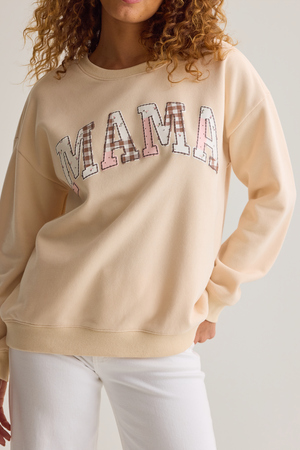 Maris Multi-Patch Mama Sweatshirt - Altar'd State - 