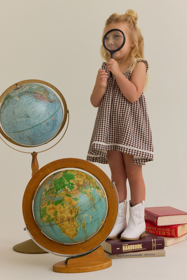 Kylie Gingham Toddler Dress - Altar'd State