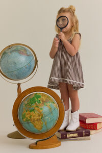 Kylie Gingham Toddler Dress - Altar'd State