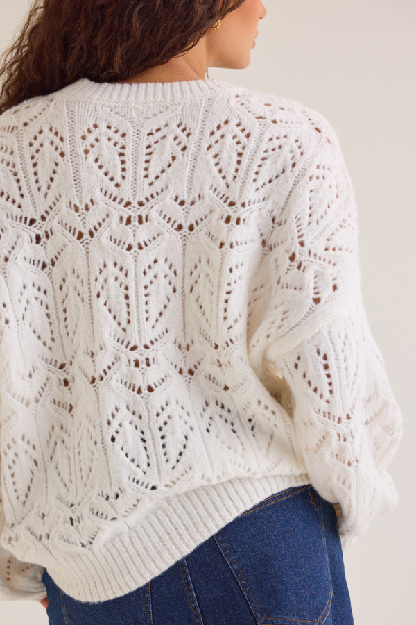 Fia Oversized Pointelle Crew Detail 6 - Altar'd State