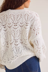 Fia Oversized Pointelle Crew Detail 6 - Altar'd State