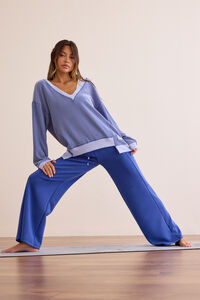 Weekend Stripe V-Neck Detail 4 - Altar'd State