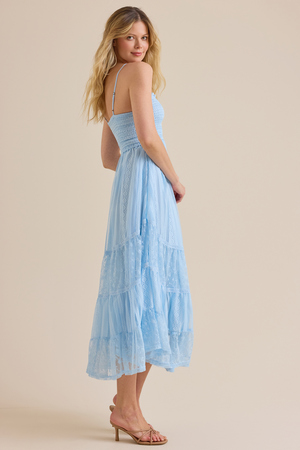 Tami Lace Tiered Maxi Dress - Altar'd State - 