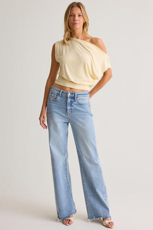 Senna Asymmetrical Neck Top - Altar'd State - 