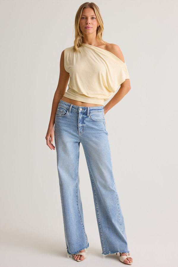 Senna Asymmetrical Neck Top Detail 2 - Altar'd State