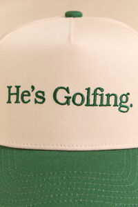 He's Golfing Trucker Hat Detail 2 - Altar'd State