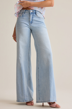 Delaney Wide Leg Jean - Altar'd State - 