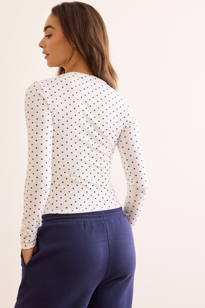 Circuit Polka Dot Baby Tee - Altar'd State - 