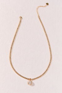 18K Trinity Tennis Necklace Detail 3 - Altar'd State