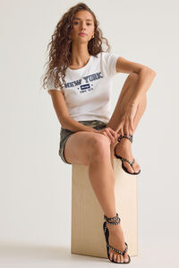 New York Plaid Baby Tee Detail 5 - Altar'd State