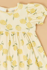 Lucia Lemons Puff Sleeve Dress Detail 3 - Altar'd State