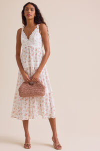 Etta Maxi Dress in White Multi | Altar'd State