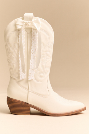 Leila Bow Western Boots - Altar'd State - 