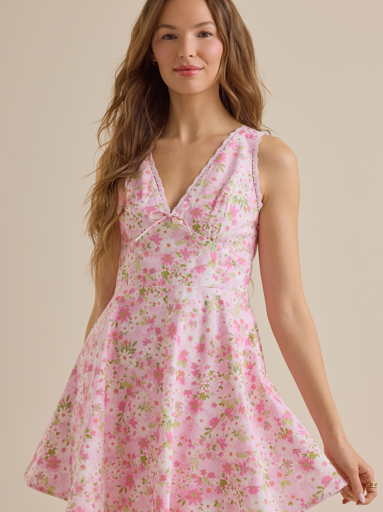 knee length dresses for ladies SILK LAM LUNA MINI DRESS  7th & YORK