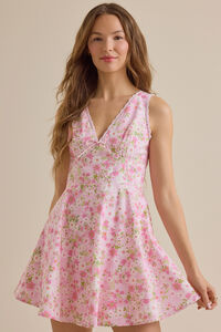 Lyndie Floral Mini Dress - Altar'd State