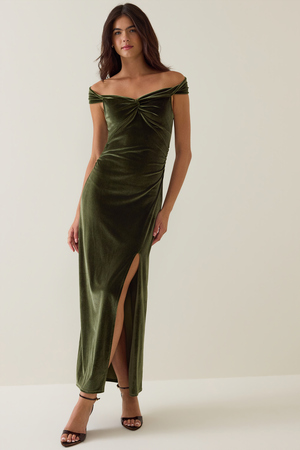 Milana Velvet Maxi Dress - Altar'd State - 