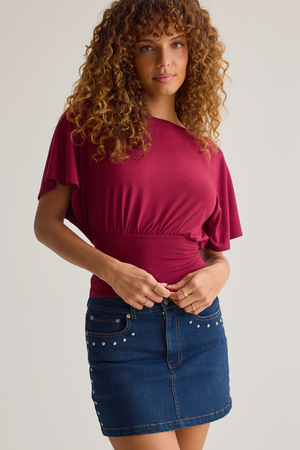 Mina Boatneck Fitted Top - Altar'd State