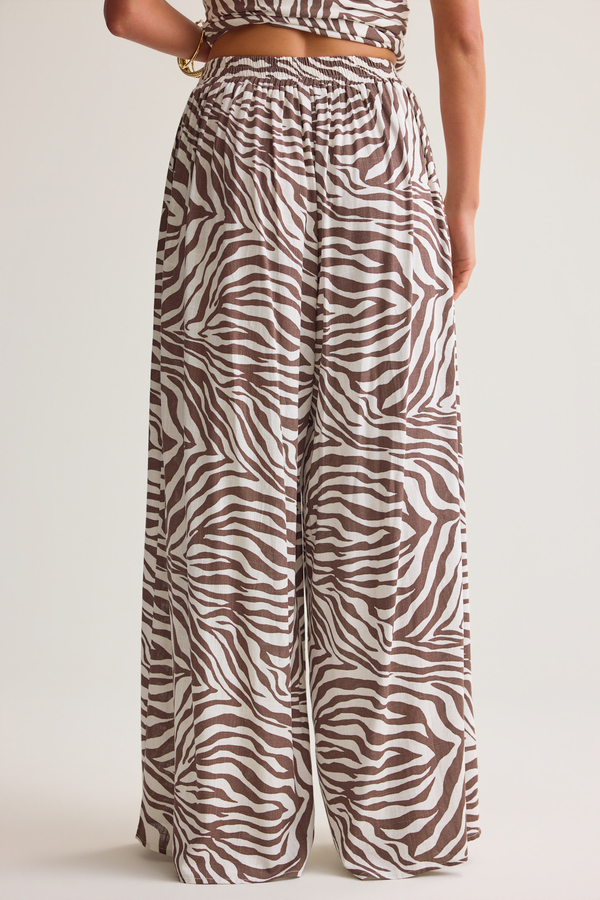 Diane Zebra Trouser Pant Detail 4 - Altar'd State