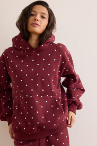 Classic Dot Cozy Hoodie Detail 2 - Altar'd State