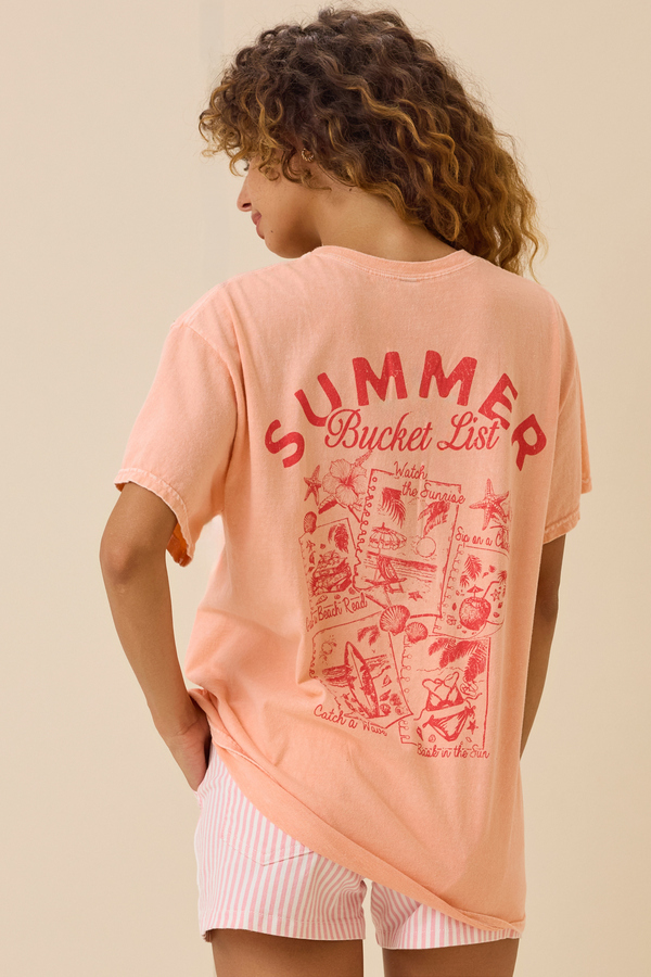Summer Bucket List Oversized Tee Detail 4 - Altar'd State