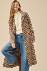 Katrina Plaid Overcoat - Altar'd State