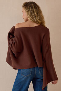 Delaney Knit Poncho Detail 4 - Altar'd State