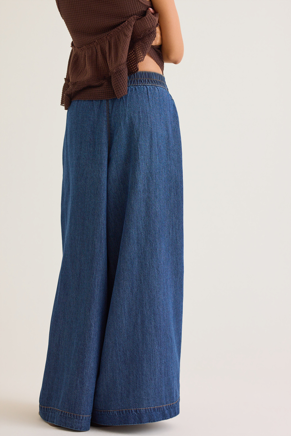 Andy High-Rise Button Front Boho Pant Detail 5 - Altar'd State
