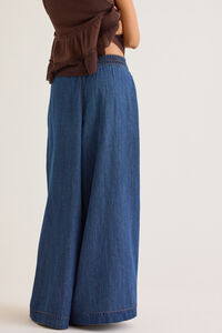 Andy High-Rise Button Front Boho Pant Detail 5 - Altar'd State