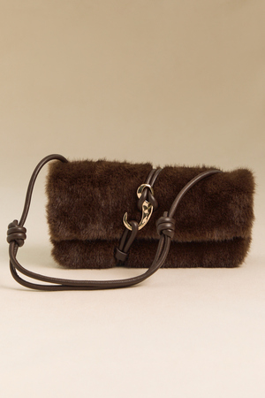 Leah Chestnut Fur Handbag by Dolce Vita - Altar'd State - 