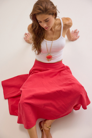Lunella Linen Skirt - Altar'd State - 