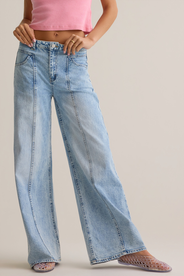 Peyton Wide Leg Jean Detail 2 - Altar'd State