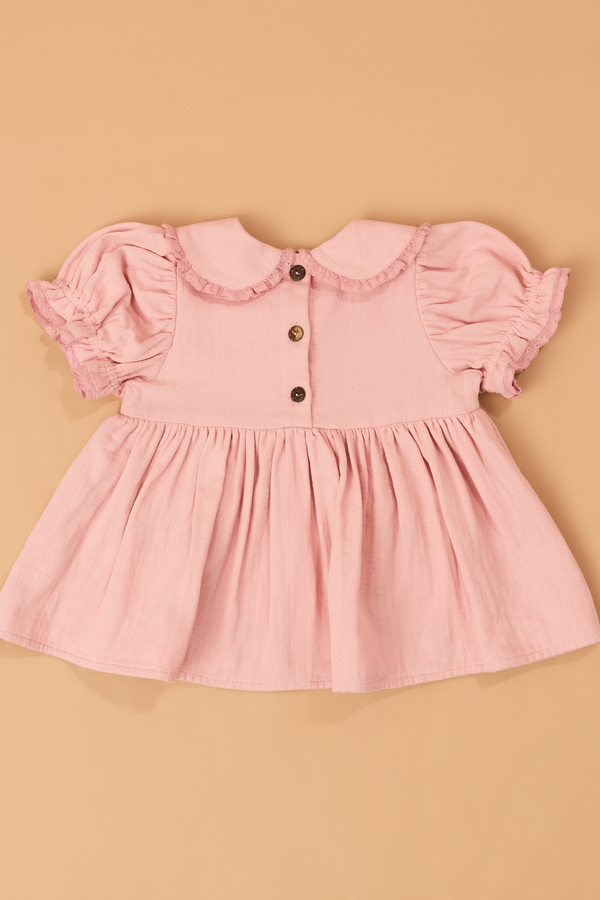 Magnolia Collar Toddler Dress Detail 4 - Altar'd State