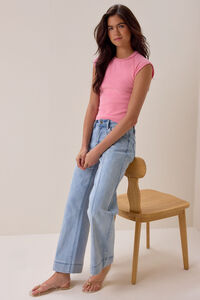 Hannah Wide Hem Jean - Altar'd State