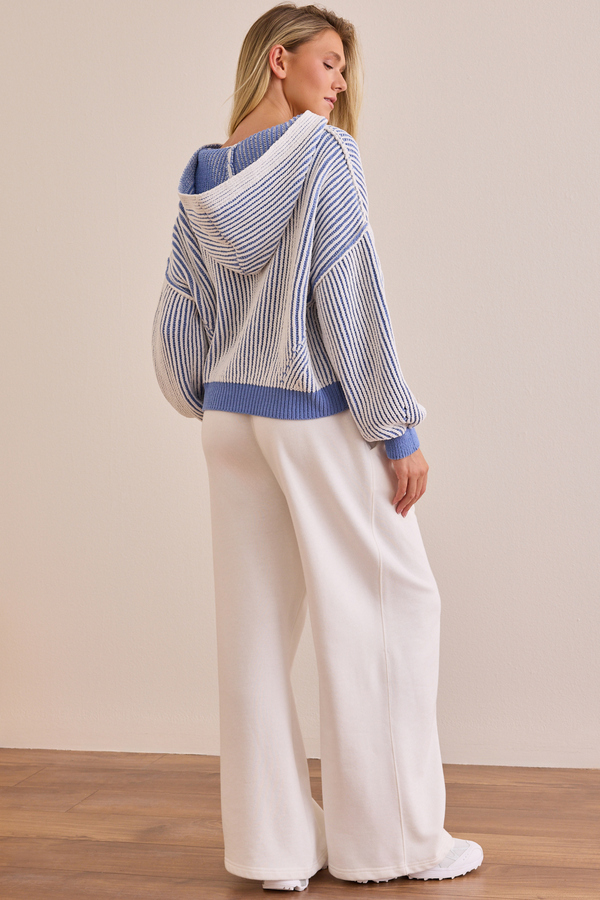 Cozy Ribbed Haven Hoodie Detail 5 - Altar'd State