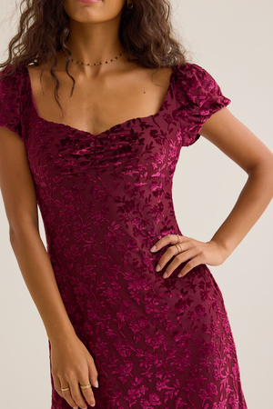 Briar Floral Velvet Dress - Altar'd State