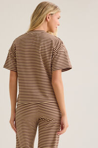 Alaya Stripe Lounge Top Detail 5 - Altar'd State