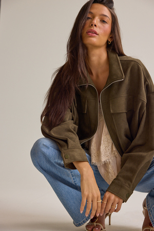 Millie Suede Jacket - Altar'd State