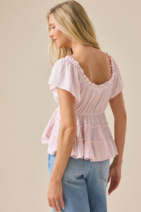 Jilliann Tiered Babydoll Top Detail 6 - Altar'd State