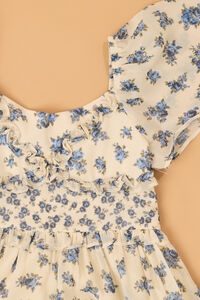 Posey Floral Dress and Denim Vest Detail 4 - Altar'd State